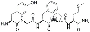 Bovine [D-Ala2, Met5] beta-Casomorphin amide peptide