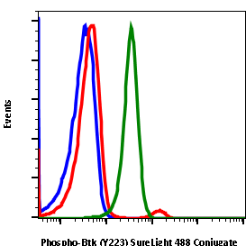 Phospho-Btk (Tyr223) rabbit mAb SureLight 488 conjugate Antibody