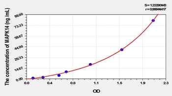 Rat Mitogen Activated Protein Kinase 14 (MAPK14) ELISA Kit