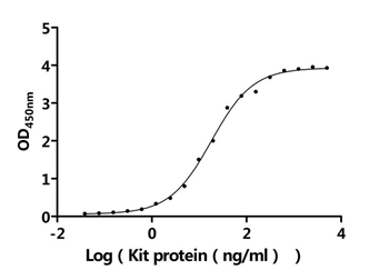 Recombinant Mouse Mast/stem cell growth factor receptor Kit (Kit), partial (Active)